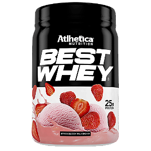 BEST WHEY STRAWBERRY MILKSHAKE 450G - ATLHETICA