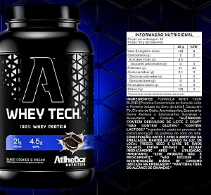 WHEY TECH COOKIES & CREAM ATL 900G