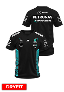 Camiseta Dryfit Mercedes 2026 - Team - Preto
