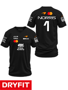 Camiseta Dryfit Mclaren 2026 - Lando Norris - Preto