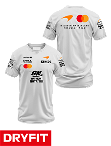 Camiseta Dryfit Mclaren 2026 - Team - Branco