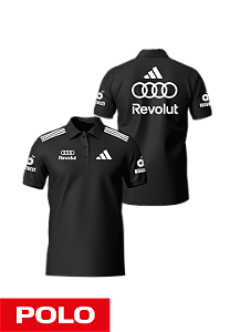 Camiseta Polo Audi 2026 - Team - Preto