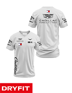 Camiseta Dryfit Cadillac 2026 - Team - Branco