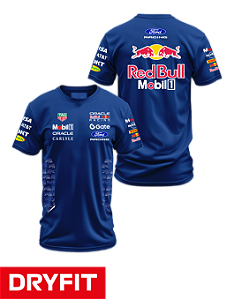 Camiseta Dryfit Red Bull Ford - Team - Azul Marinho
