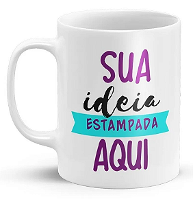 Caneca em Cerâmica Branca
