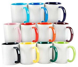 Caneca Cerâmica Colorida