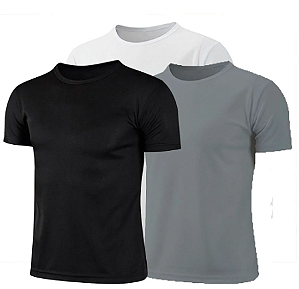 Kit 3 Camisas Dryfit UV
