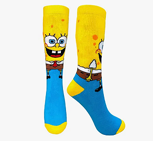 Meia Bob Esponja Divertida Estilo e Conforto