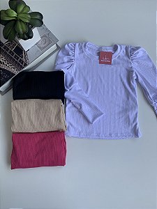 BLUSA  CANELADA ELIZA 4 AO 10