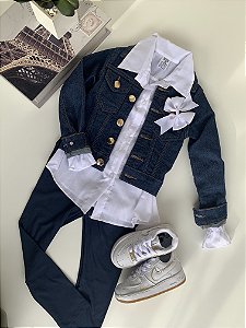 JAQUETA JEANS ESCURO