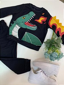 Conjunto Moletom Dino