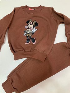 conjunto moletom minie