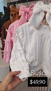 Blusa laçinho