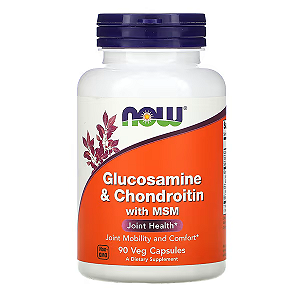 Glucosamine Chondroitin Msm Now Foods 90 Cápsulas Original