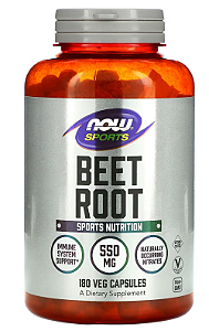 Beet Root 550mg 180Cápsulas Now Sports Importado Original