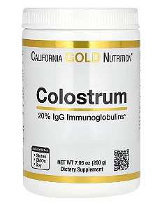 Colostro Bovino em PÓ California Gold Concentrado 200g Importado - ORIGINAL✅