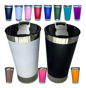 COPO TÉRMICO INOX - QUENTE E GELADO (CONSULTAR CORES)
