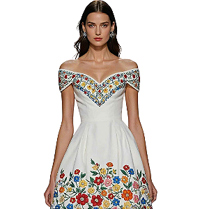 Vestido de Algodão Minha Flores