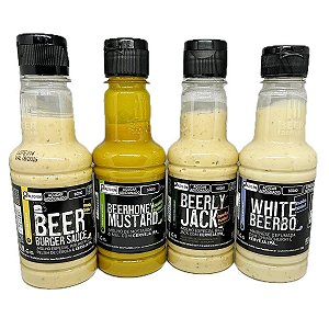 Kit 4 Molhos Especiais Beer Food Lab Gourmet Premium