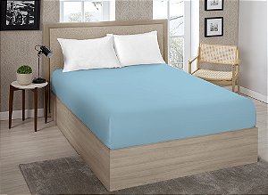 Lençol Casal Liso c/ Elástico 100% Algodão 180 Fios Premium Linea Estamparia