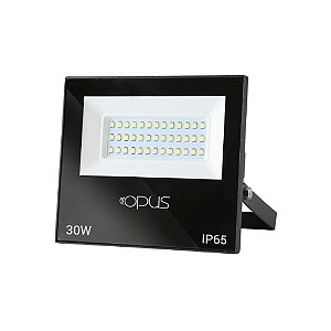 Refletor LED Externo 12,4x14,3x2,9cm Alumínio Preto Opus ECO-30036