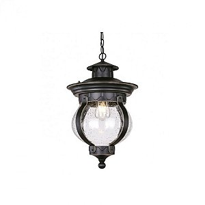 Pendente Externo 19x35cm Metal e Vidro Lighting Store LO-1420