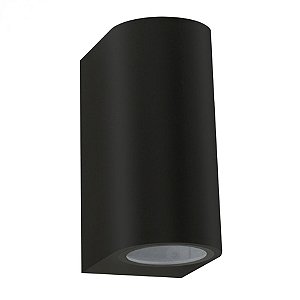 Arandela Dots Dicroica 15x7,2x9,5cm Abs Preto Bella Iluminação DL159B