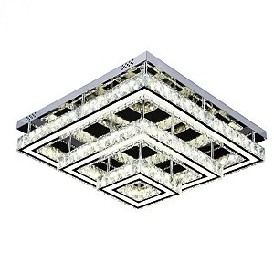 Plafon Sobrepor LED Quadrado 60x60cm Sindora DCX00737