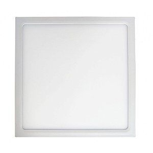 Plafon de Sobrepor LED Quadrado 3000K 28x28x4cm Opus ECO-32573