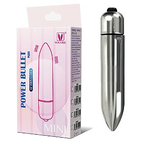 Cápsula Vibrador Power Bullet Ovo 10 Vibrações MV103