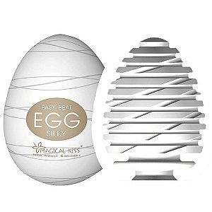 Egg Magical Kiss Ovo Para Masturbação Masculina Tipo Silky
