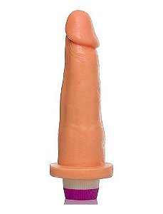 Pênis Real Dildo Uso Anal Vaginal Com Vibrador 16x4cm A16