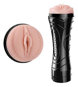 Masturbador Vibrador Masculino Vagina Em Cyberskin Lanterna