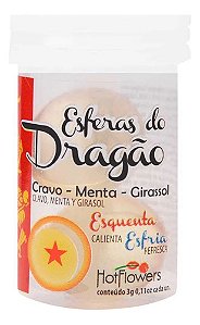 Hot Flowers Esferas Do Dragão Lubrificante Esquenta E Esfria