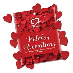 120 Pétalas Artificiais Forma Coração Com Aroma Frutas