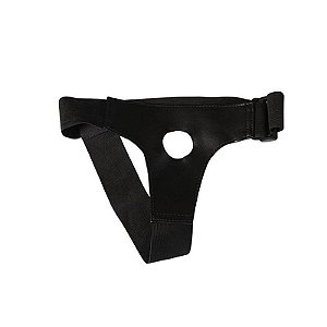 Cinta Em Couro Sintético Com Tiras Elásticas Ajustável