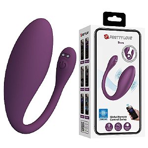 Pretty Love Dora Vibrador Para Casal Por App Lilás