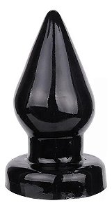 Plug Dilatador Anal Grande 17 X 8,5 Cm Kt419 Preto