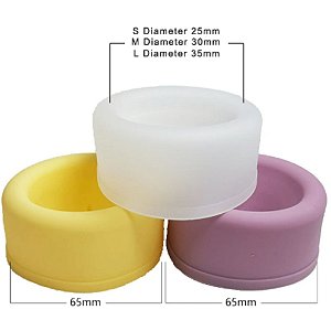 Kit com 3 Anéis De Diâmetro Interno Diferente Vedação Bomba Peniana