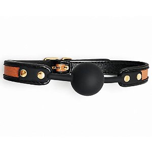 Mordaça Bola Com Interior Forrado e Ajuste Com Fivela SD-107