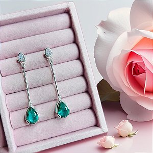 Brinco Slim Turquesa