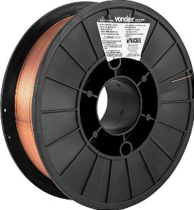 Arame MIG/MAG 0,6 mm, carretel plástico com 5 kg, VONDER