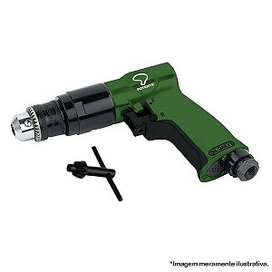 Furadeira Pneumática Reversível 3/8″ – Mandril com Chave – PNW38FR