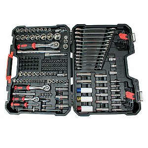 JOGO DE FERRAMENTAS CR-V MASTER 178 PEÇAS PARA OFICINAS