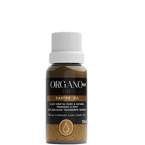 Óleo Vegetal Castor Oil 10ml 100% Puro E Natural Organo Pro