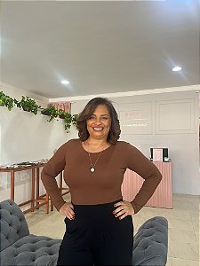 Blusa manga longa