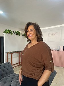 Blusa botões basic