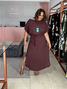 Conjunto de saia em linho