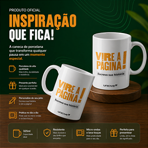 Caneca de porcelana 325ml