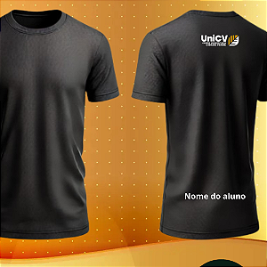 Camiseta  (nome do aluno na camiseta)